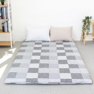 아르떼베딩 알러지케어 부드러운 세미마이크로 바닥 누빔 요커버 (5/8cm 겸용), 11_리치_피치스킨, 그레이