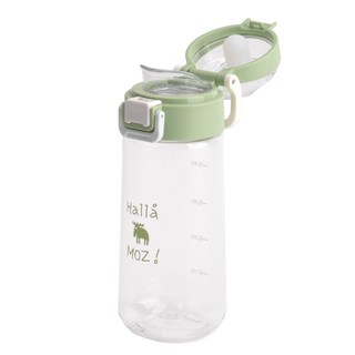 MOZ 스웨덴 원터치 올트라이탄 클린 키즈 보틀 물병, 1개, 500ml, 포레스트그린