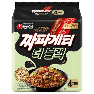 NONGSHIM 農心 濃郁黑炸醬麵 116g, 4包