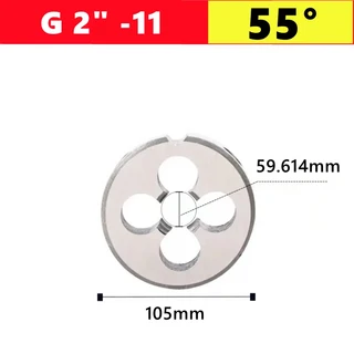 GNPT 55 ° /60 파이프 스레드 다이 1/8 1/4 3/8 1/2 3/4 1 인치 2 수도관의 외부 태핑하는 도구로 사용됩, 01 China, 21 G 2-11