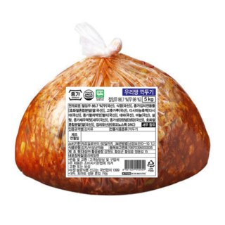 종가집 우리땅 깍두기, 5kg, 1개, 5kg