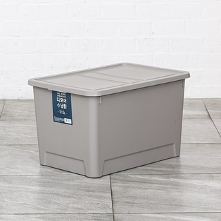 리빙앤트리 더모어 수납함 115L, 그레이, 1개