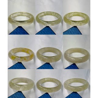 嫋嫋櫻花瑪瑙黃水晶手鐲 招財 商人之石 圓條寬鐲, 黃水晶手鐲58.7,請確認好尺寸再下標❤️, 1個