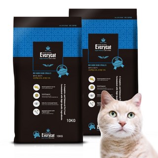 팜스코 에브리캣 10kg 1+1 참치맛+닭 대용량 고양이사료 전연령고양이사료, 2개