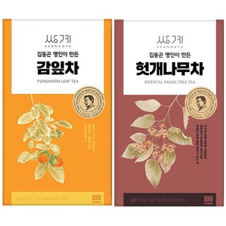 쌍계 감잎차 100T+헛개나무차 100T lot*9449ic, 1개, 본상품선택, 1, 1ml