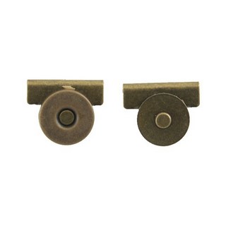 免縫磁釦 包包夾式開合金屬扣, 古銅(08), 1個