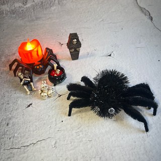 萬聖節蜘蛛髮夾 恐怖搞怪頭飾 派對邊夾裝飾品