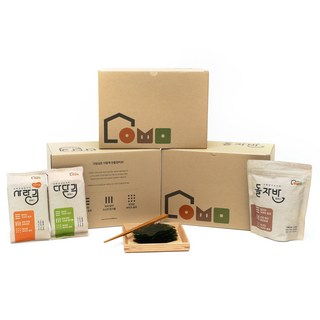 아빠맘연구소 홈세트 (돌자반 7봉 사랑김 12봉 다담김 12봉), 3박스, 45g