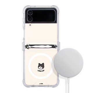 Z플립4 전용 힌지보호 맥세이프 호한 디자인 젤하드케이스