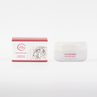 스테이영거365 오션 실크 크림 수분 크림 보습 보호막 알부틴 트라넥삼산 아스타잔틴 함유, 1개, 30ml