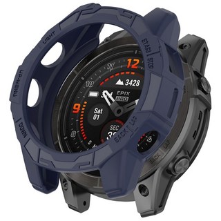 TPU 소프트 실리콘 케이스 Garmin Fenix 7X 7S 7 Pro용 시계 보호 커버 Garmin Epix Pro Gen 2 용 51mm 47mm 42mm 쉘 범퍼, [00] For Epix Pro 47MM, 5) Black - Epix Pro 47mm