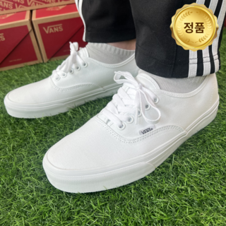 [국내매장판] 반스 어센틱 화이트 스니커즈 데일리 단화 커플 남녀공용 + HYGGELING 다용도가방