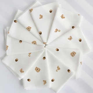 코코자네 밤부 100% 시그니처 손수건 10장