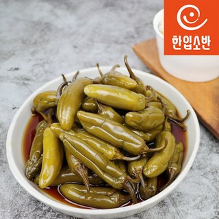 한입소반 고추(청양/아삭이/할라피뇨)장아찌 1kg, 1개