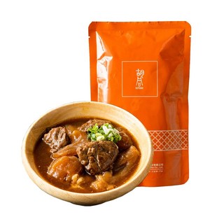胡同 紅燒半筋半肉牛肉湯調理包 500g, 1個