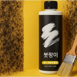 붓팡이 업소용 실내 화장실 베란다 창고 벽지 원룸 자취방 곰팡이 제거제 500ml 1개