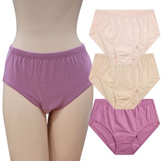 더레이젠 [ 100% 국내생산] 3매세트 요실금 샘방지 팬티 부드러운 면스판 위생팬티