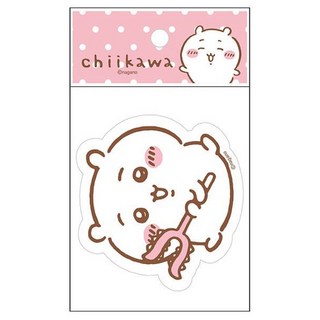 吉伊卡哇 造型貼紙 烏薩奇 小八貓 小桃 安全帽貼紙 行李箱貼紙 裝飾貼 兔子, 1個, 吉伊卡哇-粉/WA18102A