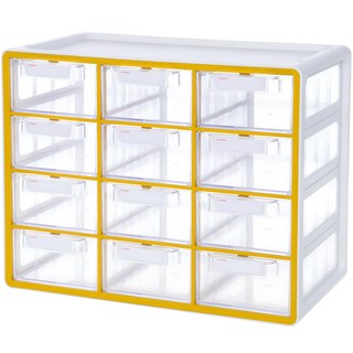시스맥스 UP 시스템 멀티박스, 노란색, 12단