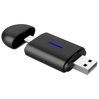 PANSHI 무선 스마트 자동차 어댑터 카플레이 애플 안드로이드 오토 2 in 1 무선 카플레이 [C10], 검은색