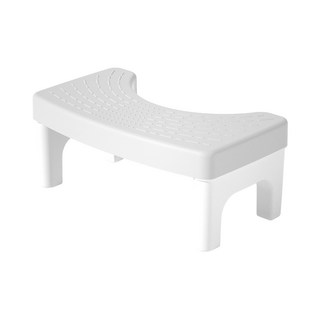 防滑助便馬桶凳, 白色