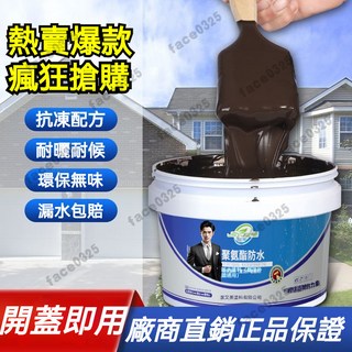 水性聚氨酯 聚脲防水塗料 大容量防水膠 浴室防水膠 外牆防水漆 防水隔熱漆 屋頂防水漆 補漏王 防水塗料 防水漆, 白色【送全套工具】80年不漏水,0.5斤【試用裝】不送工具, 1個