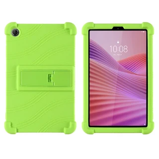 For Lenovo Tab One 8.7-inch tablet protective case anti drop thick silicone cover TB305FU Child frie, 07 green
