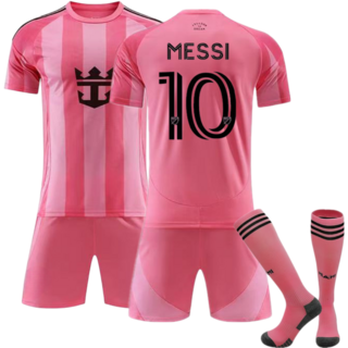 수아레즈 메시 마이애미 홈 어웨이 축구 유니폼 운동복 트레이닝 양말 + 상하의 세트 키즈 주니어 호환상품
