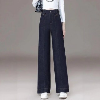 여자 일자핏 청바지 가을 겨울 슬림핏 하이웨스트 와이드 통바지 원픽4