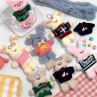 [금둥상회] 6개입 곰돌이 모루인형 만들기 세트 재료 키링 만들기 모루철사 6종 DIY 곰돌이 모루인형 랜덤박스, 1개