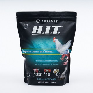 아르테미스 히트 독 치킨 랍스터 미디움 앤 라지 건식사료, 닭, 2.72kg, 1개