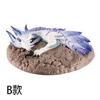 BANDAI 轉蛋 扭蛋 捕獲魔物獵人公仔 亞種稀少種 獵人 魔物 稀少 亞種 公仔 全4款, 1個, B款/泡狐龍-稀少種款1D381