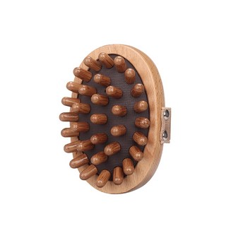 實木經絡刷 經絡按摩器 美體刷 刷肚子 美腿刷 美人刷 經絡疏通按摩, 1個, 櫸木按摩刷, 櫸木, 1