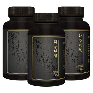 [공식몰] 하루탄환 블랙마카+아르기닌+야관문+아연 특허 남성활력제, 90g, 3개