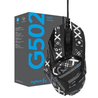 로지텍 G502 유선 마우스, 블랙 프린팅