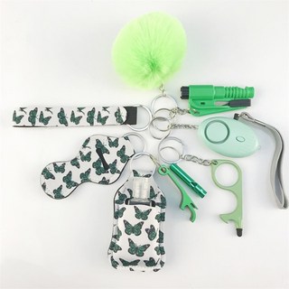 호신용 경보기 휴대용 여아용 자기 방어 알람 안전 최고의 늑대 방지 10 개 세트, 158.42 - add one kuboton