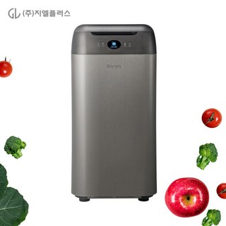 지엘 가정용 음식물 처리기 분쇄기 건조기 음쓰 미생물 실버 GL-020K