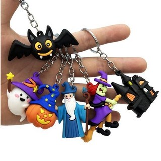 (이거찜) 할로윈 파티 키링 5가지세트 호박 유령 마녀 키체인 할로윈 키체인 호박키링 유령키링