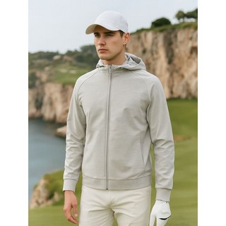 맥케이슨 남성 후드 집업 자켓 크림 MDM3TZ606CRE