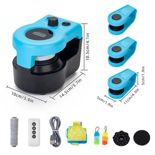 고양이 자동 장난감 운동 러닝머신 전동 휠 대화형 실내 묘묘 스마트 리모컨 속도조절 사냥놀이 운동기구 깃털 낚싯대 포함 올인원 세트 반려묘 활동량 증진, blue