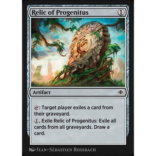 魔法風雲會 Relic of Progenitus 遊戲王卡牌, 英文