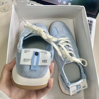 趙露思同款阿甘鞋女夏新款芭蕾德訓鞋刺繡輕便透氣運動小白鞋, 粉色,39