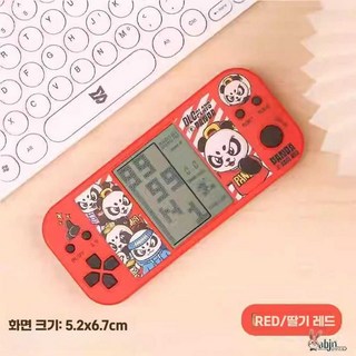 테트리스게임기 휴대용 소형 아케이드 퍼즐 오락실, 1개, 팬더 - 레드 가로형 4.1인치