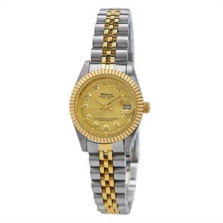 로렌스 여성 DIAMOND 금장 메탈시계 (GA-1722)