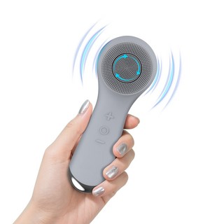 [SKP] 진동 클렌저 스마트 기억 폼 세안기/ 진동 실리콘 회전 브러시 2in1/ 전동 세안기/ 피지제거 모공 클렌져/ 얼굴클렌징 피부 관리기, 그레이