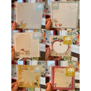 日系卡通萌物便利貼 ins風創意可愛高顏值學生手賬裝飾粘性記事本, 1個, 隨機3本【一本30張】