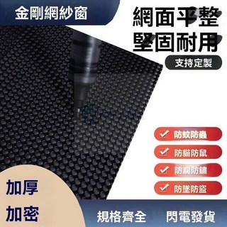 1-2米加厚金剛網 紗窗網 隱形防盜窗紗網 防蚊防蟲防貓防鼠紗門, 灰色-0.8厚/加密網孔/防蚊蟲鼠,30釐米寬*100釐米長【陞級加硬大促中