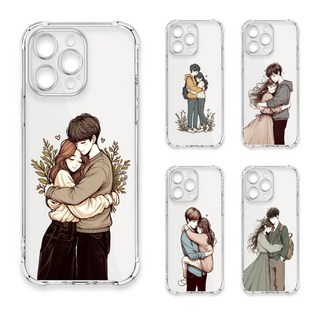 24H快速出貨 TRON S21/ FE/ Plus/ Ultra 情侶深情擁抱系列 四角防摔 軟殼 手機殼