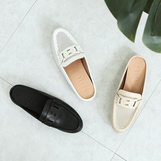 제시슈 베키아 펀칭블로퍼 뮬 쿠션이좋아 장시간 착하에도 발이편안함