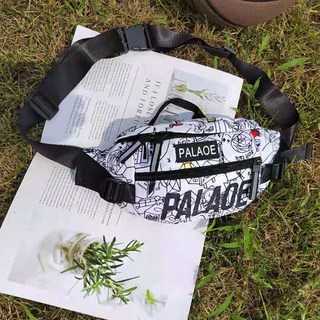 單肩斜跨胸包 男士USB充電側背包 潮流時尚休閒肩背包, 城市塗鴉無掛件